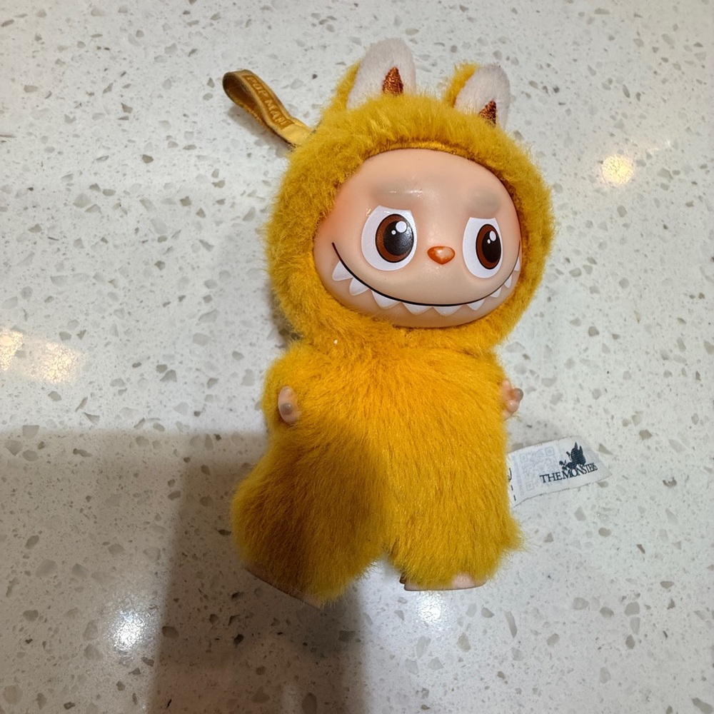 The Monsters -  Yellow Furry Monster Toy